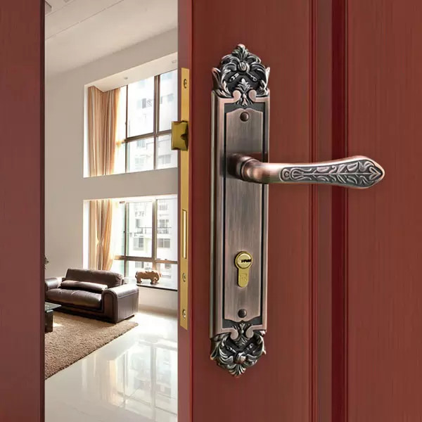 Khóa tay gạt cổ điển Pasini cửa chính 71k731 tay thẳng dài 310mm
