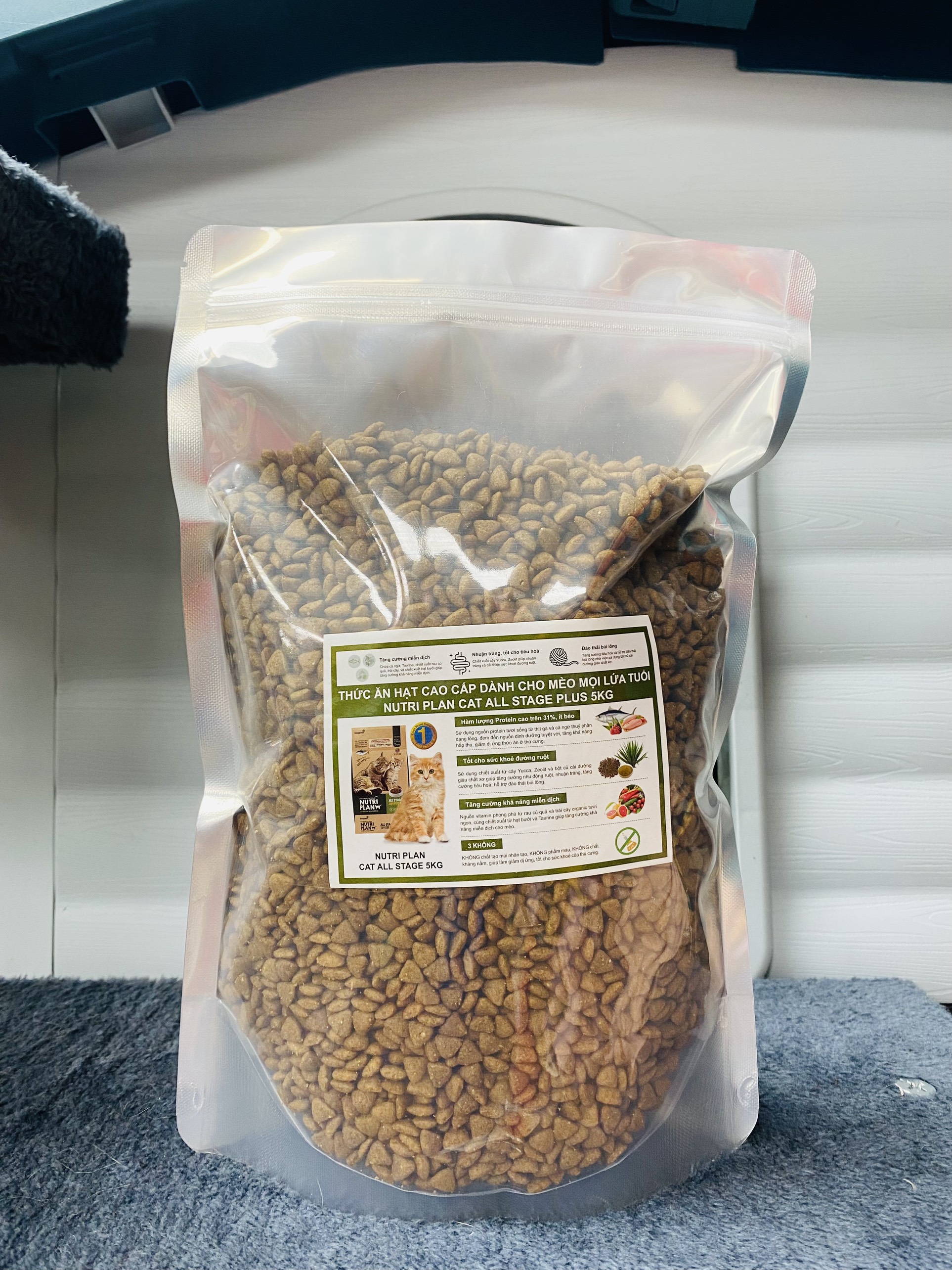 hạt nutri plan cho mèo - chiết 1kg - mèo mọi lứa tuổi