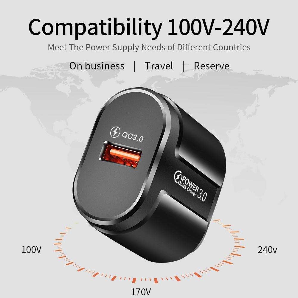 Đầu Cốc Sạc Nhanh Qc3.0 Cao Cấp Charger Adapter