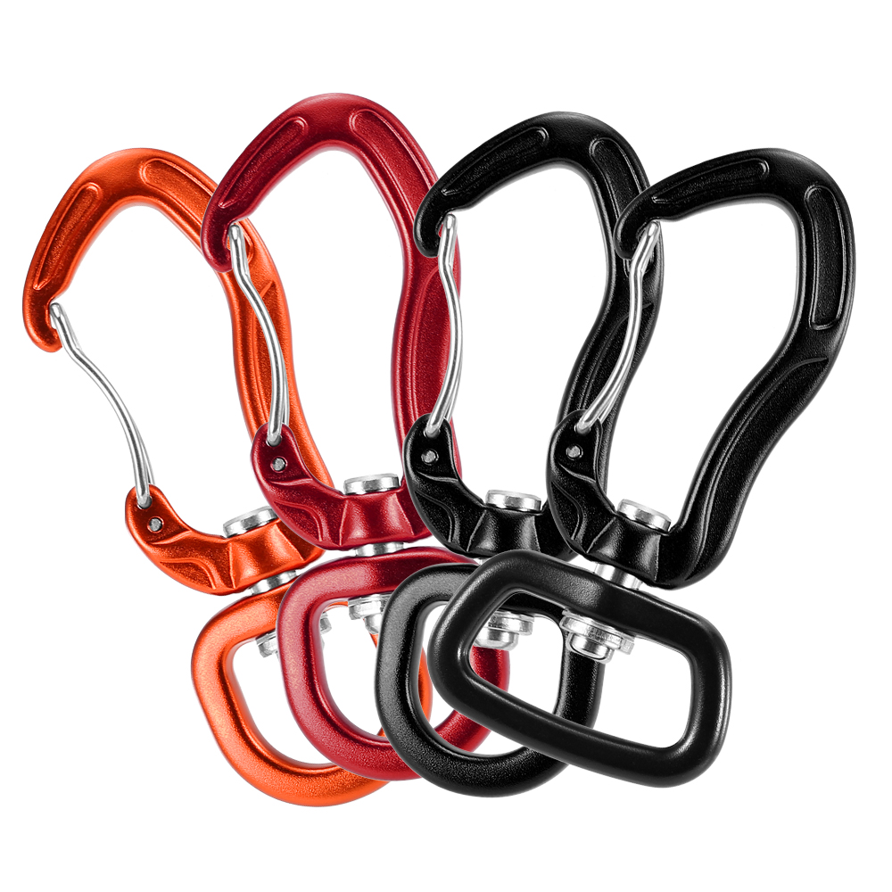 Móc khóa đa năng, Kẹp Carabiner xoay 360 độ