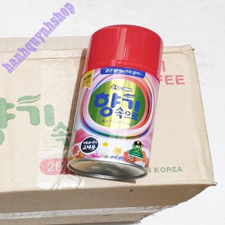 Chai Xịt Khử Mùi Ô Tô Xịt Thơm Hương Cafe Hàn Quốc 290ml Màu Hồng