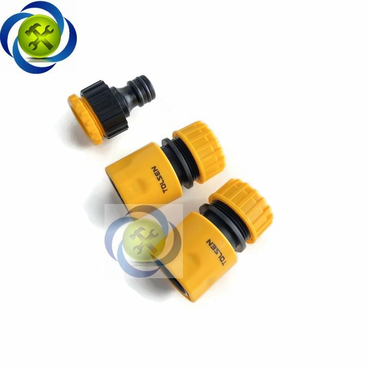 Bộ đầu nối nhanh ống nước Tolsen 57120 ống mềm 1/2