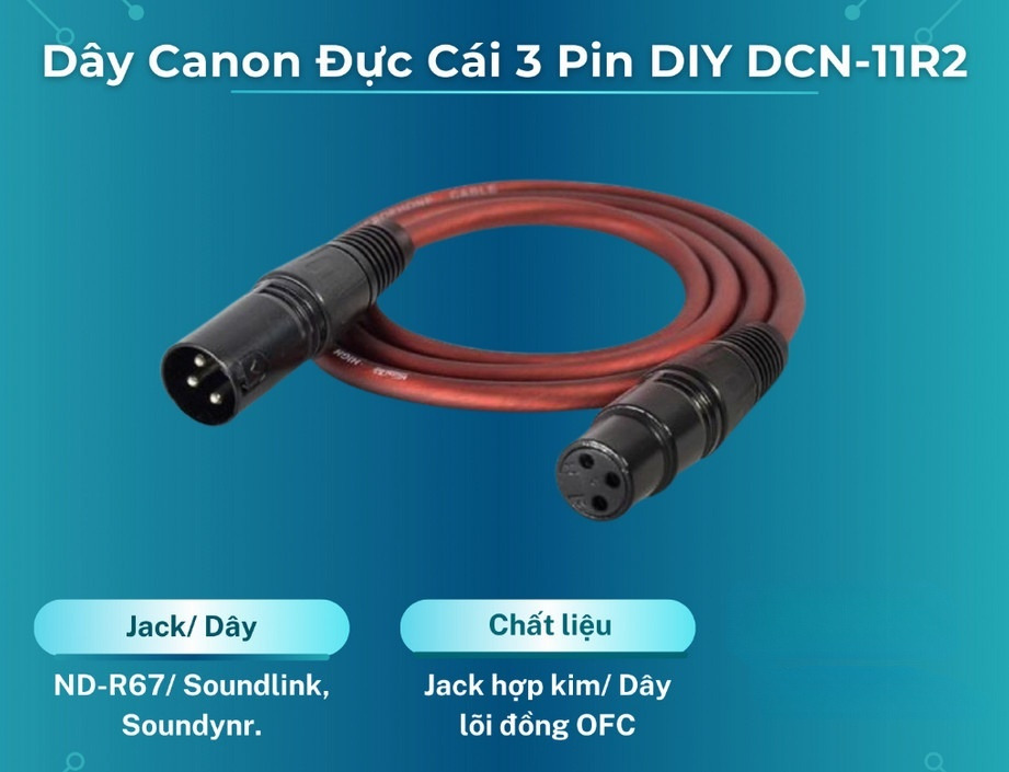 Dây Audio Nối Dài MIC XLR (Cannon) 6mm Dài 0.8M , Cáp Nối Dài XRL , Dây Micro Pro 2 Đầu Canon XLR Đực Sang Cái , Cáp Dữ Liệu AV XLR Nối Dài, Cáp Âm Thanh Nối Dài Canon Microphone Audio – Hàng Nhập Khẩu