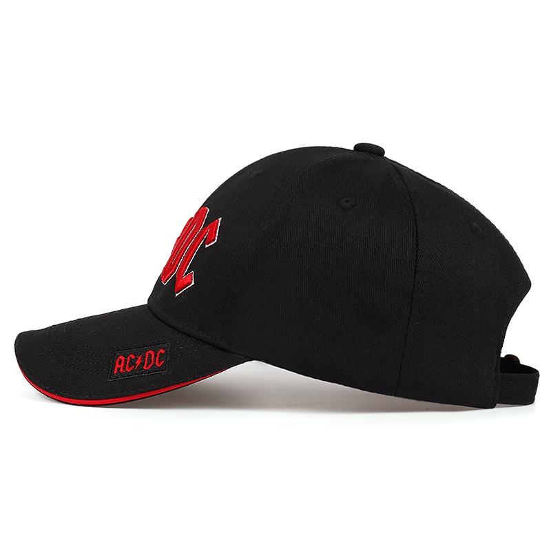 AC band baseball cap fashion commemorative cap hip-hop singer hat casual outdoor cap hip-hop snapback cap