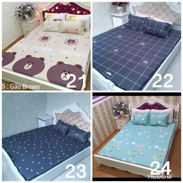 Combo Ga Chun Kèm Vỏ Gối Poly Cottong