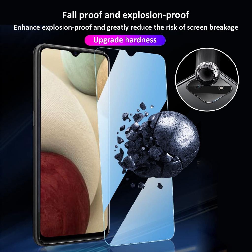 Kính cường lực GAERU cho SAMSUNG A12 phủ nano chống bám vân tay chống xước độ cứng cao 9h
