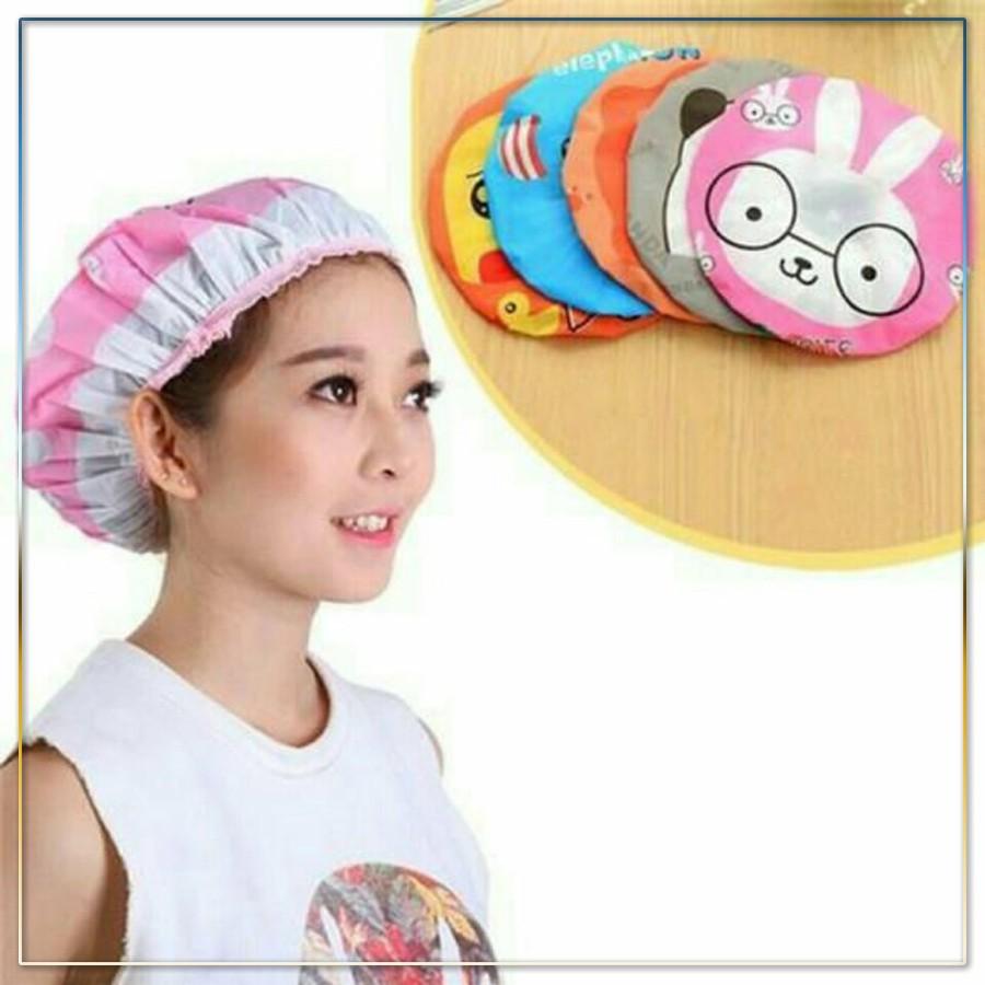 Sẵn hàng combo 50 mũ tắm chùm tóc họa tiết .