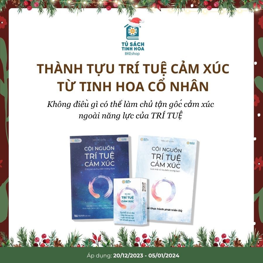 Combo Giáng Sinh An Lành 1 - Trọn Bộ Sách Trí Tuệ Cảm Xúc Và Loa Hàm Dưỡng Tâm Hồn 1688