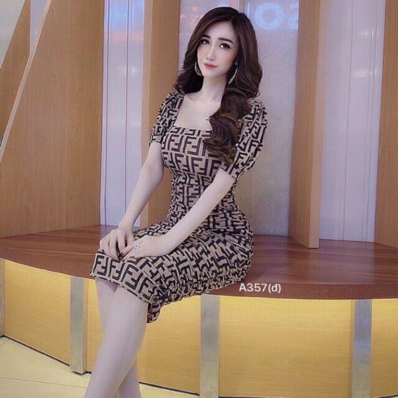ĐẦM BODY NHÚN THUN TAY PHỒNG