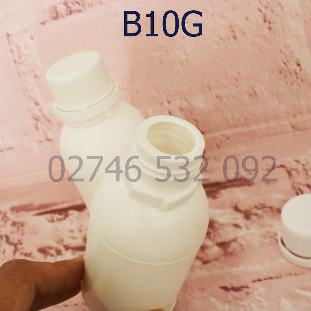 Chai Nhựa 100mL HPDE Thân Trắng Đục Nắp Khóa Galenti 3 Màu Sắc Xinh xắn_B10G