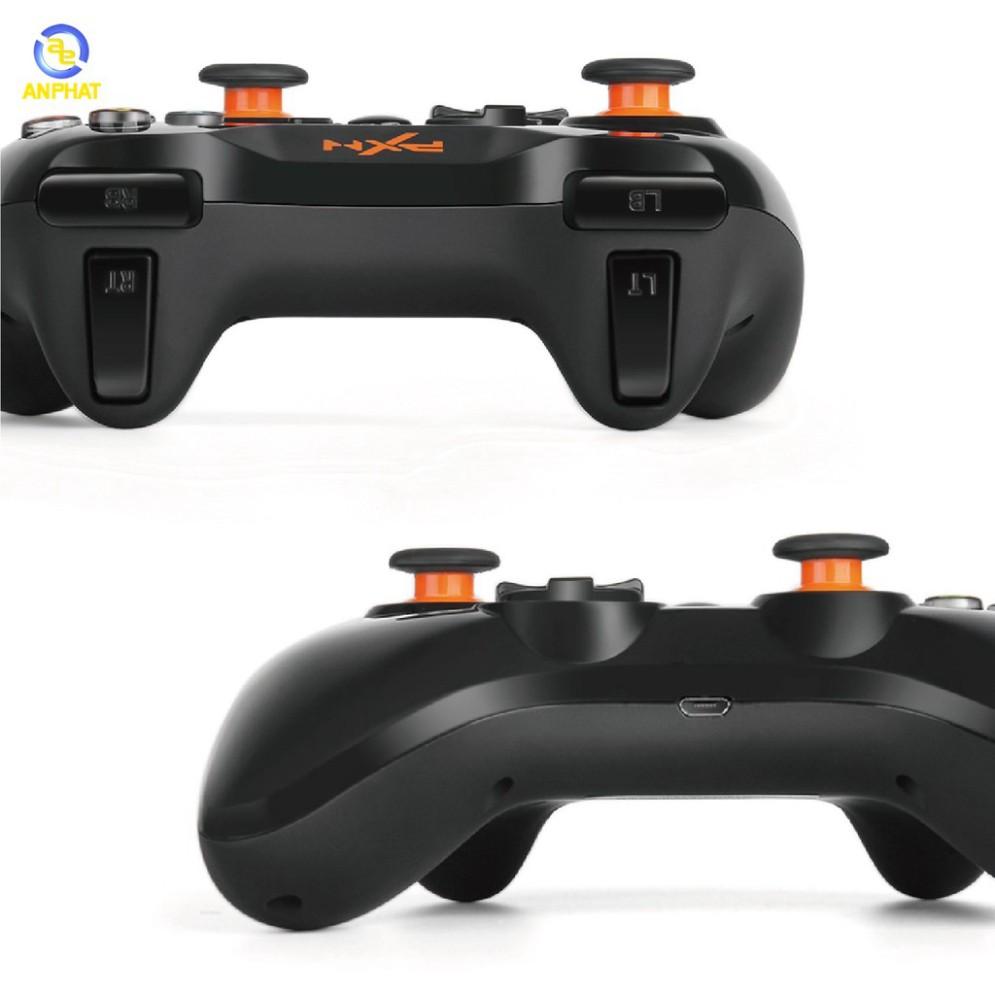 Tay cầm chơi game không dây PXN 9613 Black Bluetooth form XBOX dành cho PC / Android / Smart TV / PS3 - - HÀNG CHÍNH HÃNG