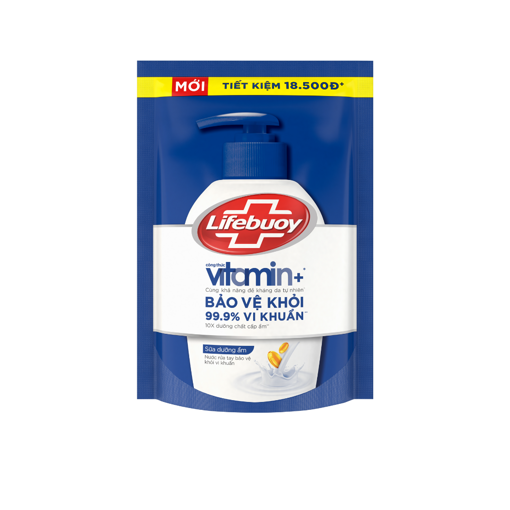 [ Gift ] Nước rửa tay Lifebuoy Vitamin+ Sữa dưỡng ẩm