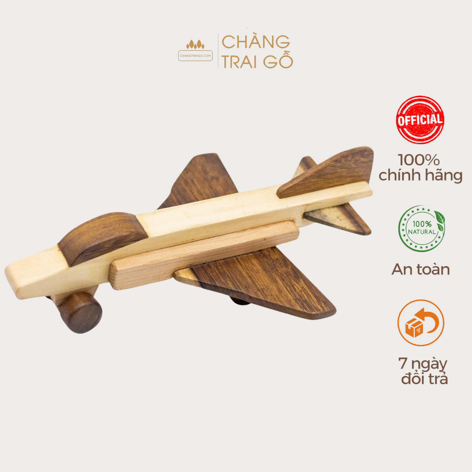 Máy Bay Chiến Đấu - Wooden Toys | Chàng Trai Gỗ