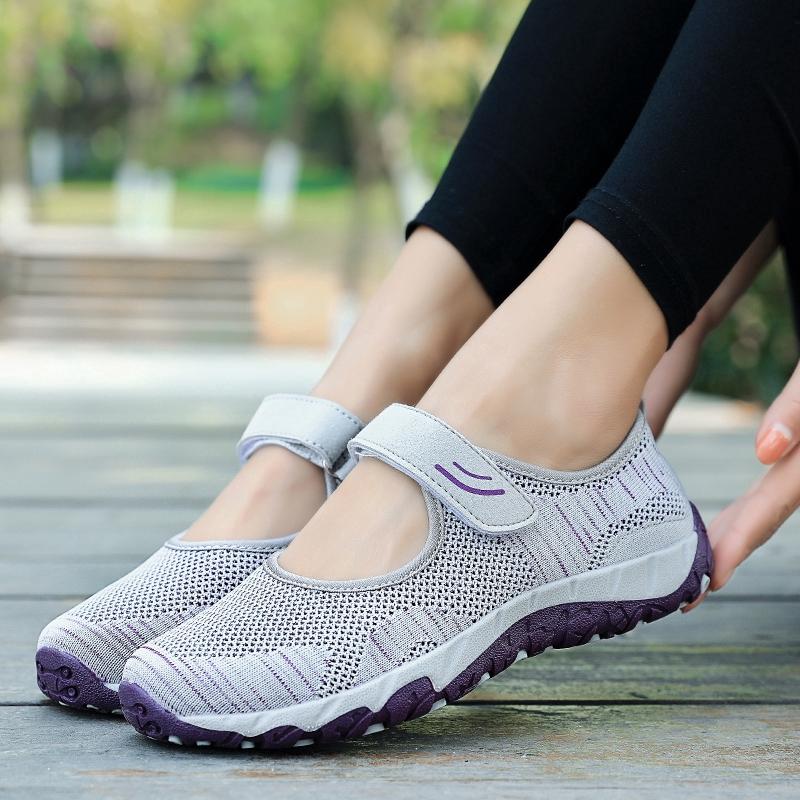 Giày Sneaker Chống Trượt Thời Trang Cho Nữ
