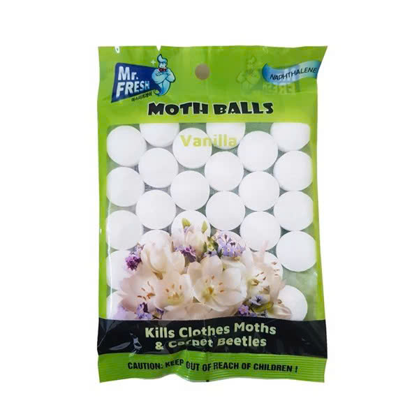 Gói 30 viên băng phiến long não khử mùi,xua đuổi côn trùng 120Gr(Thiên Nhiên) HƯƠNG VANI
