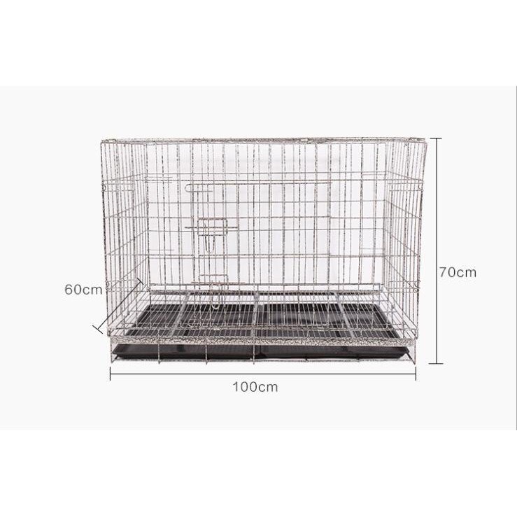 [MẪU MỚI] CHUỒNG CHÓ SIZE LỚN 1MX60X70CM GẤP GỌN TIỆN LỢI DÀNH CHO PET LỚN, BIGSIZE