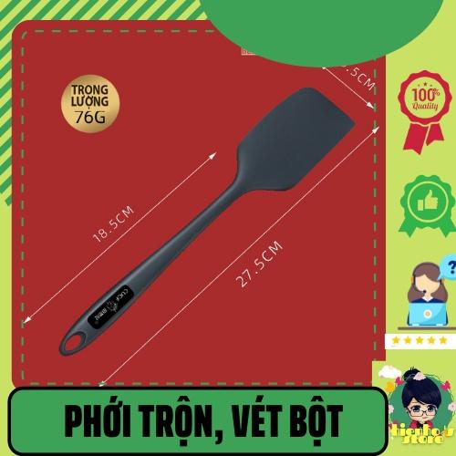 Phới Trộn Bột, Vét Bột (Màu Ngẫu Nhiên) Spatula CUGF Silicon Dụng Cụ Làm Bánh Vô Cùng Hiệu Quả ( HH0048