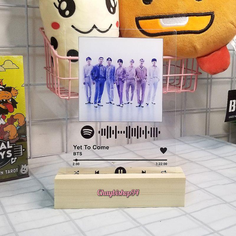 Khung ảnh Spotify mica phát nhạc BTS Proof