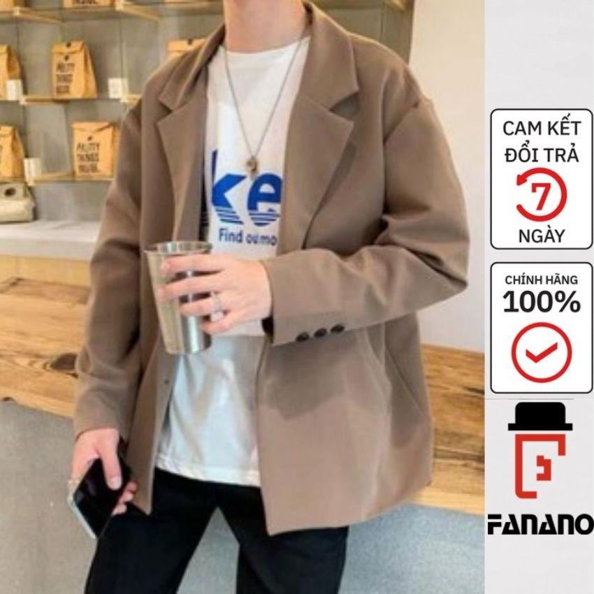 Áo Blazer nam dài tay, áo khoác Blazer phong cách Hàn Quốc FNAD61