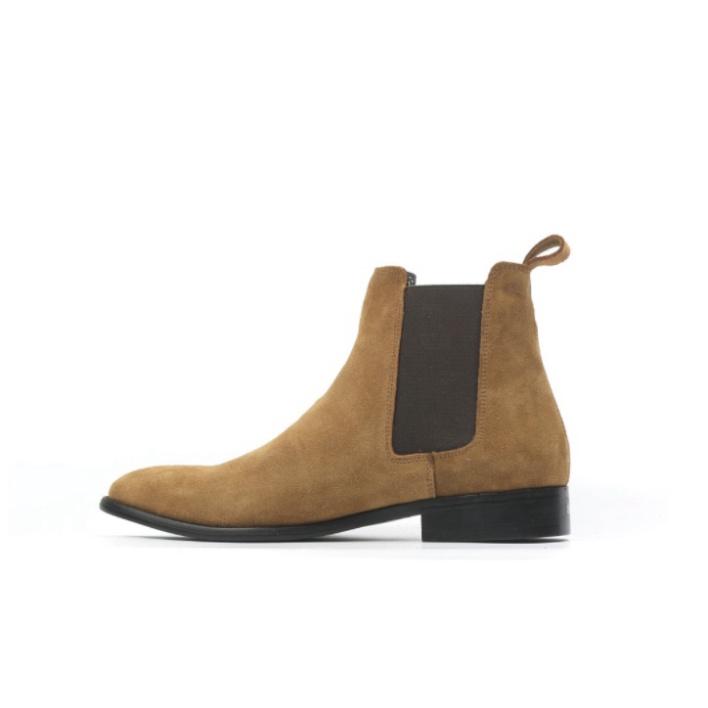 Giày Boot Nam DECEMBER Chelsea Boot Tobacco - Da Lộn