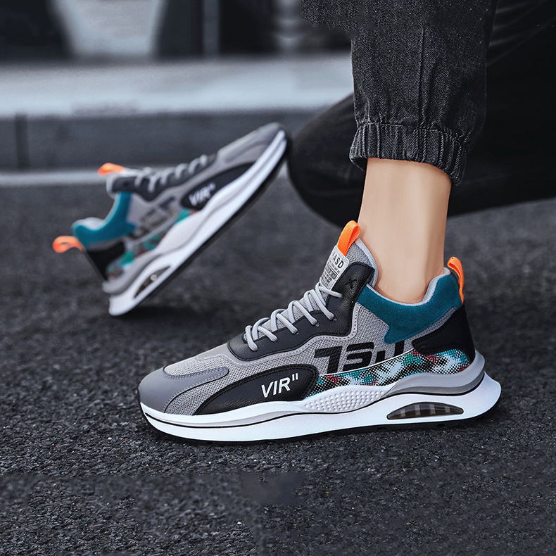 Giày Thể Thao Nam Đế Cao Cổ Lửng TT13 Fashion