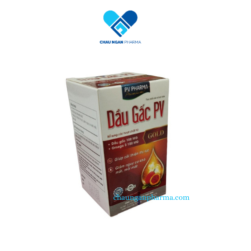 Dầu gấc PV Gold Chai 100 viên