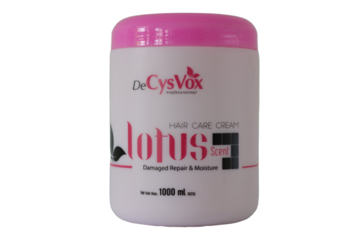 [Combo] 2 Hủ Hấp Ủ Dưỡng Tóc Hương Hoa Anh Đào + Hương Sen 1000ml De CysVox