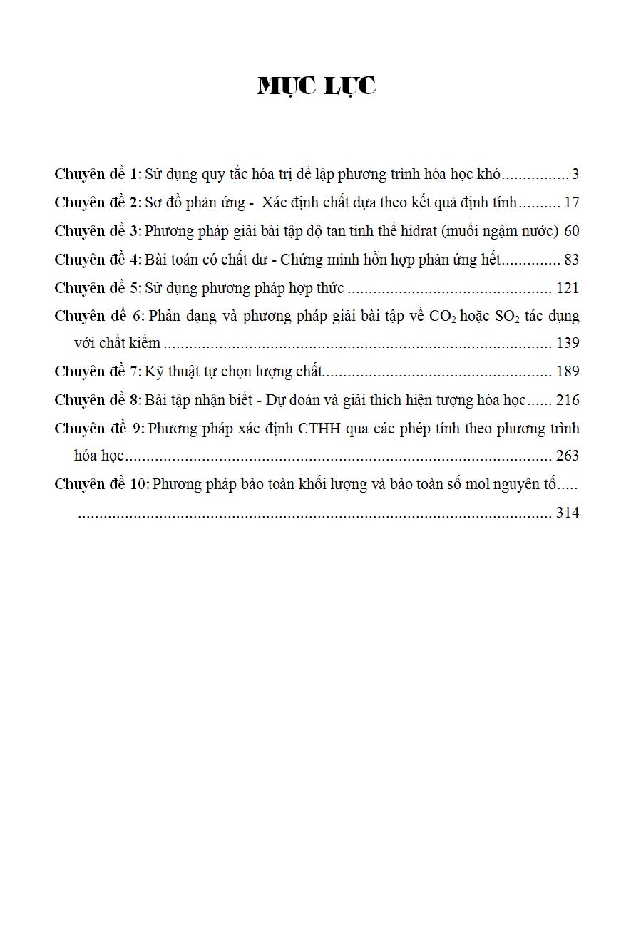 Combo 22 Chuyên Đề Hay Và Khó Bồi Dưỡng Học Sinh Giỏi Hóa Học THCS (Tập 1 + Tập 2)  - KV