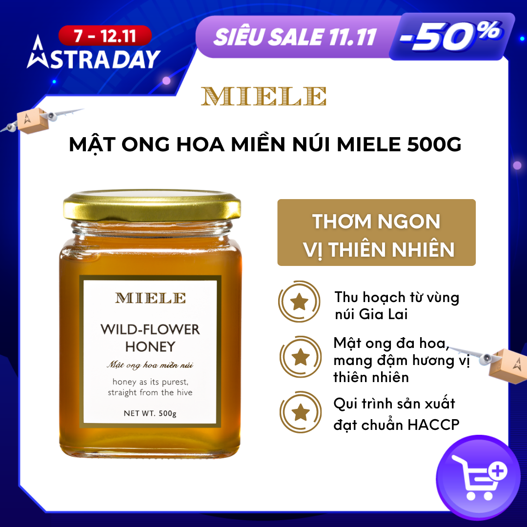 Mật ong hoa miền núi Miele 500g