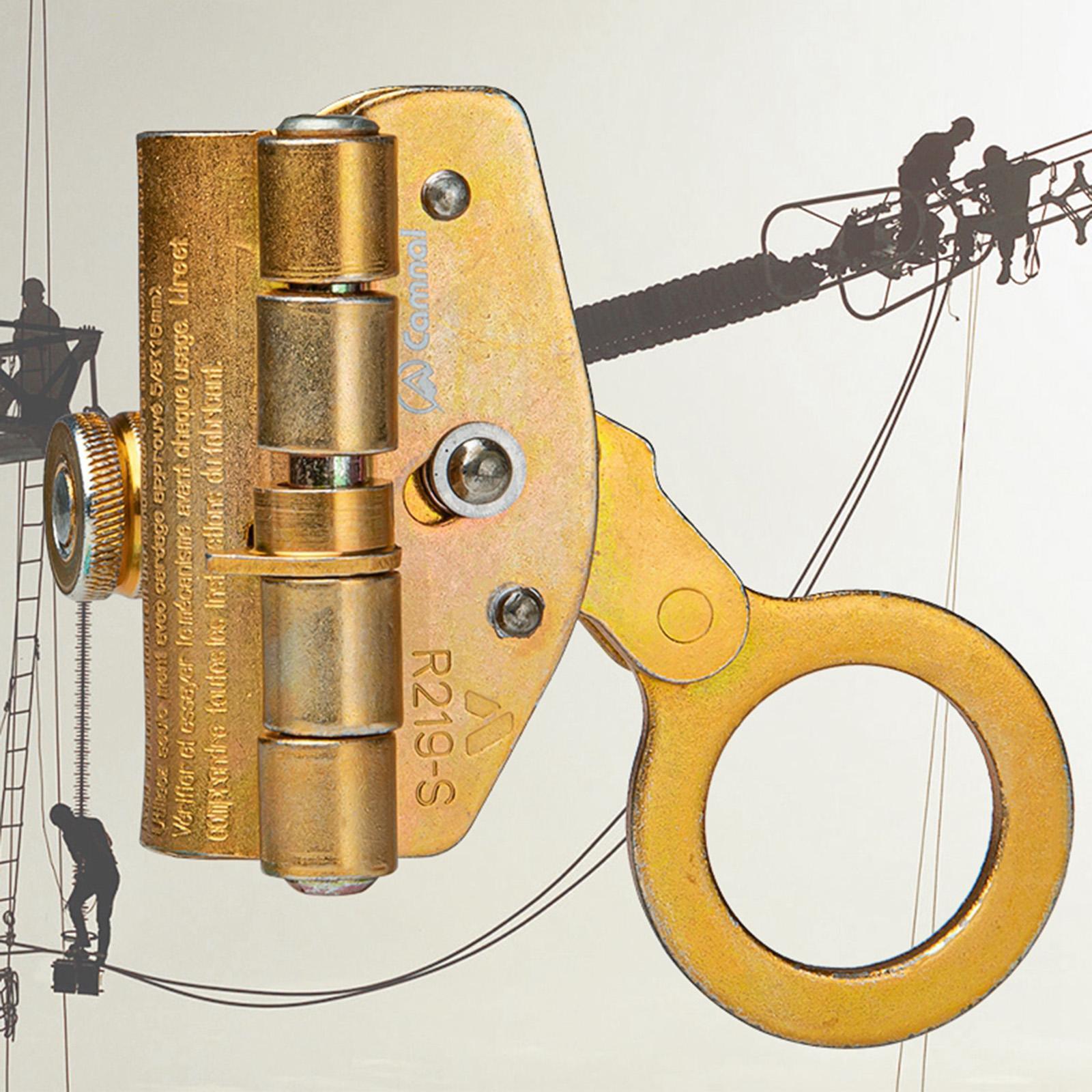 ROCK CLIMBING TREE CARVING GRAB SAFETY GEAR EQUIP For 13MM ROPE