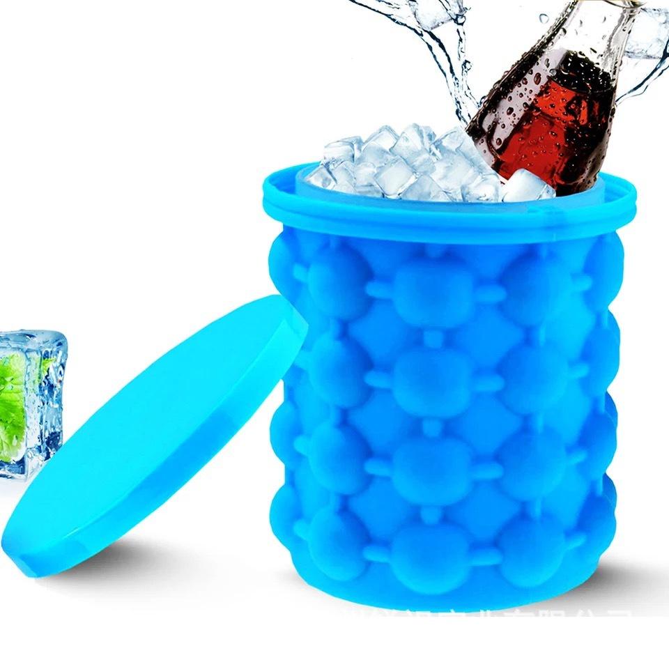 Cốc làm đá thông minh Ice Genie hộp làm đá thông minh cấu trúc 2 lớp tiết kiệm không gian