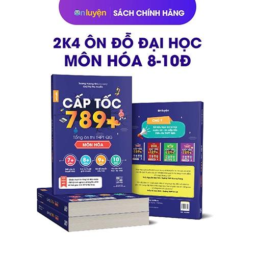 Combo Sách PENBOOK + Cấp tốc 789+ môn Hóa luyện đề, tổng ôn thi THPT QG 2022 - Nhà sách Ôn luyện