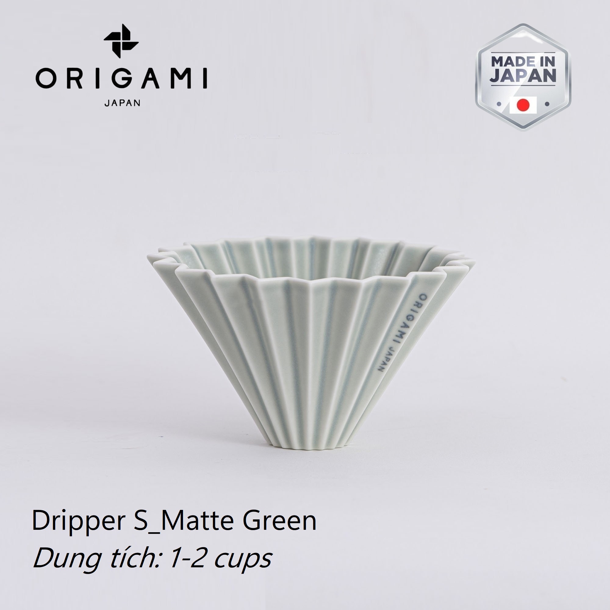Phễu sứ V60 01 Origami Dripper S Pour over