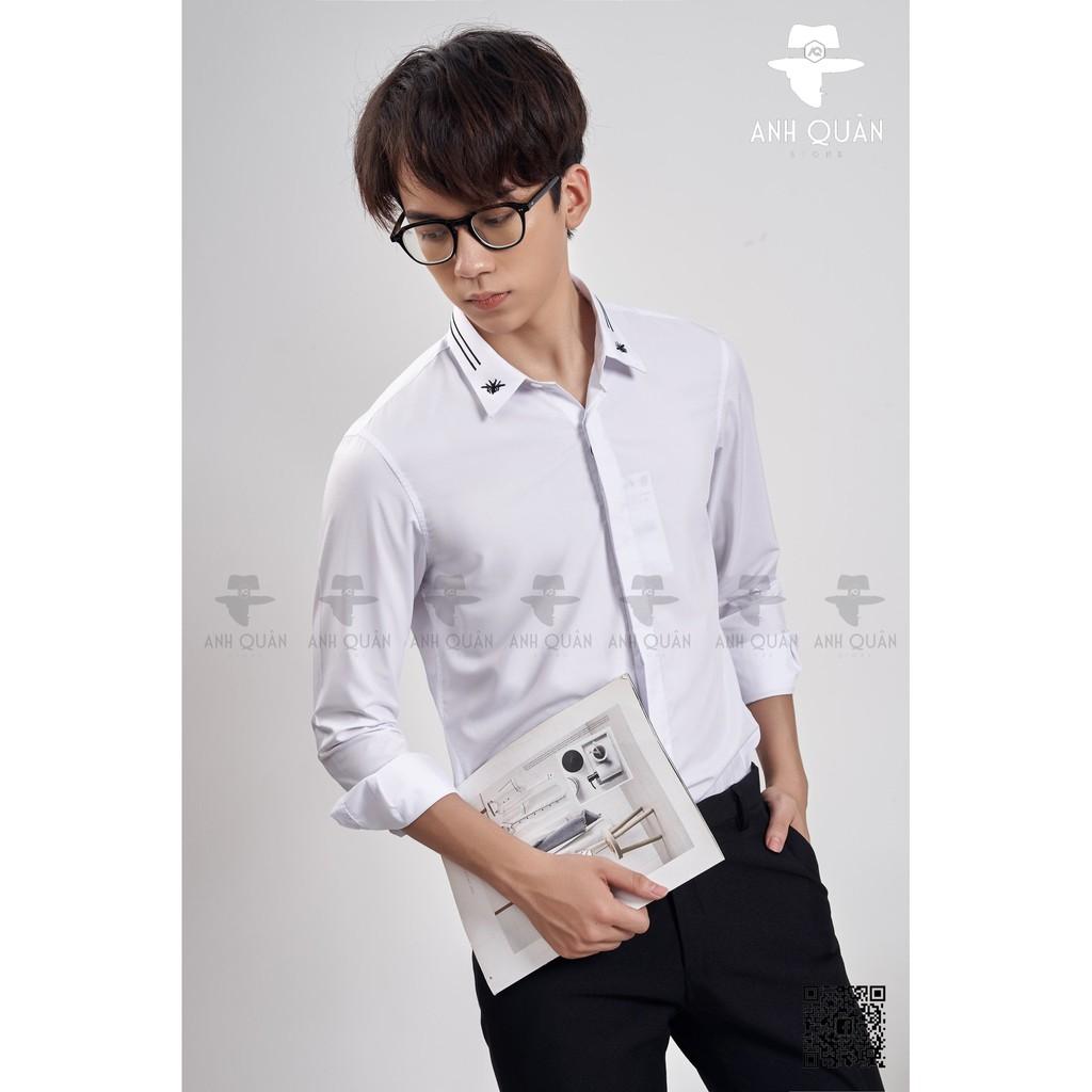 Sơ mi nam cao cấp Thuê cổ Mềm mịn, Hình thuê tay