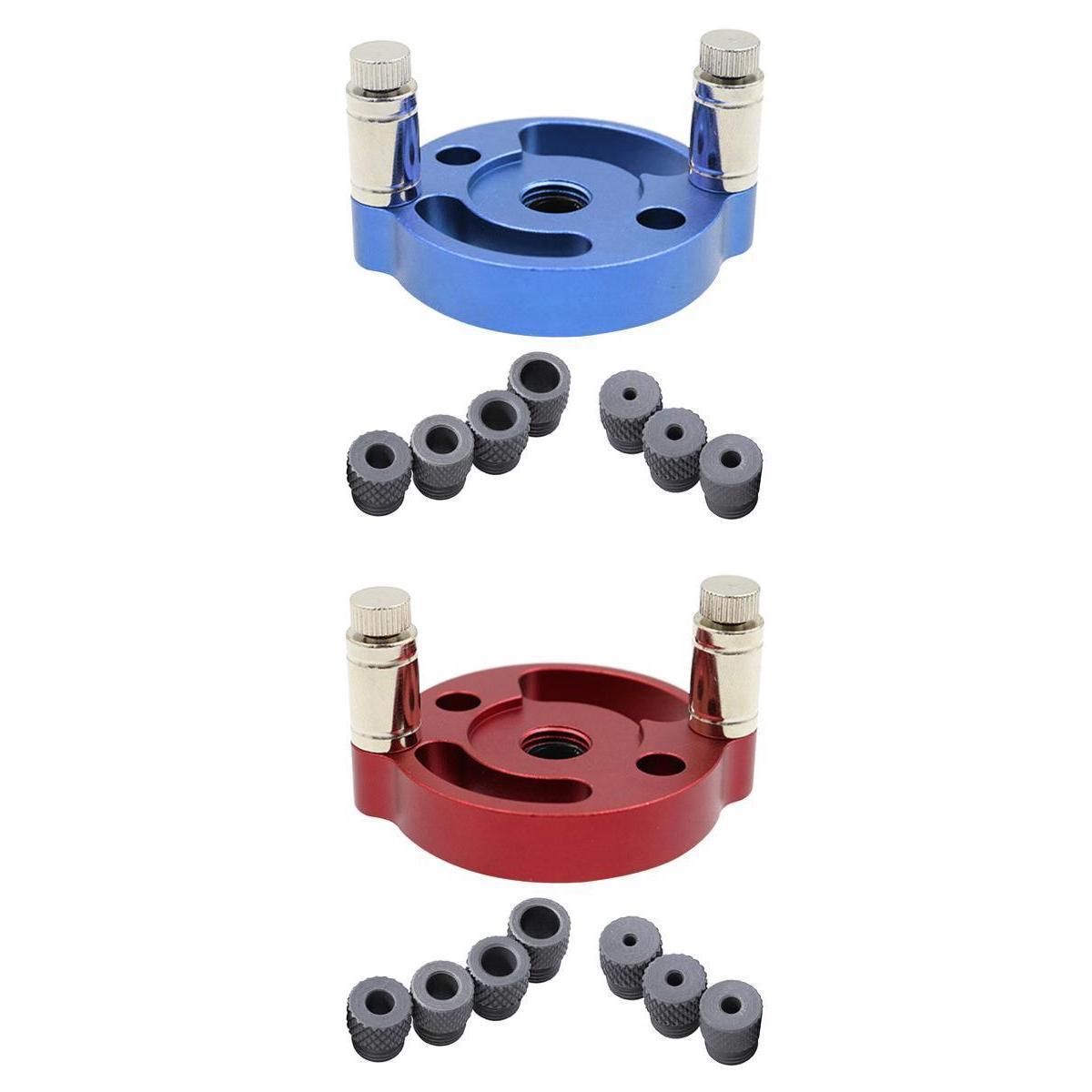 2Set 2-10mm Self-Centering Doweling Jig Set Vertical Hole Puncher Locator