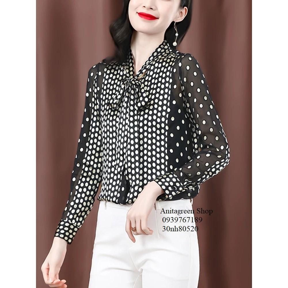 Nh80520-SƠ MI NỮ PHỐI BI s-6xl