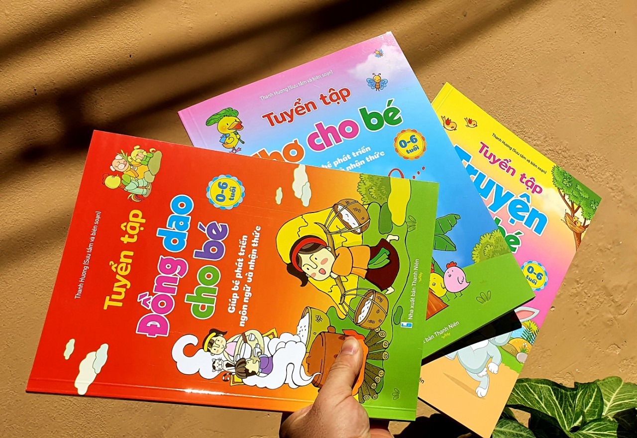 Combo 3 cuốn Truyện thơ cho bé tập nói + Tuyển tập Thơ ca, truyện kể câu đố cho trẻ mầm non