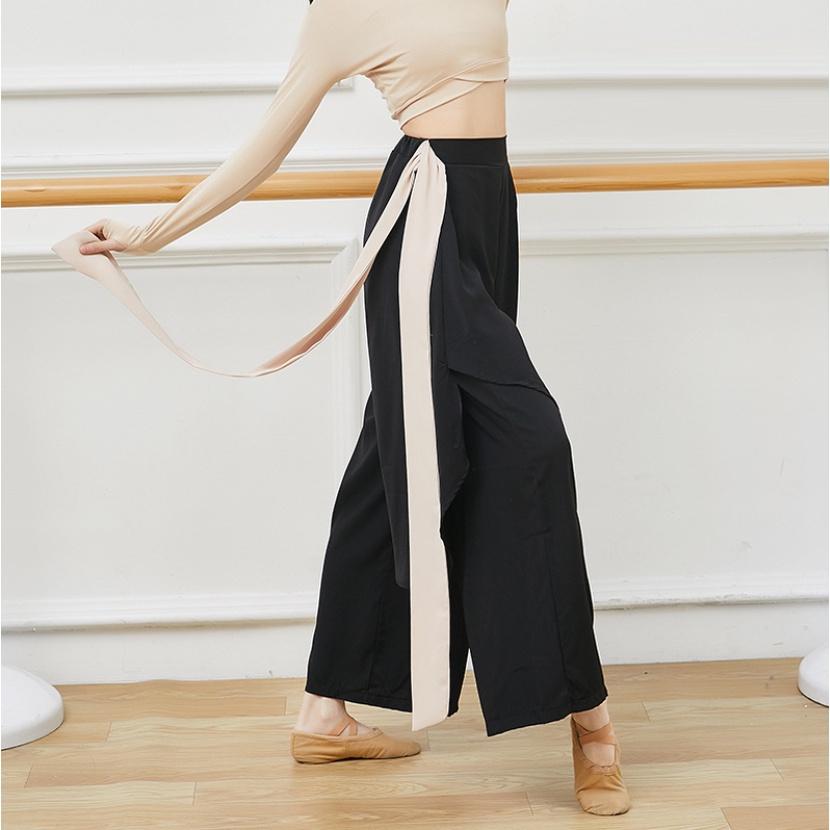 Quần tập múa đương đại ống rộng, múa cổ trang, yoga ống rộng Q54 - Đồ Múa Tịnh Nhi
