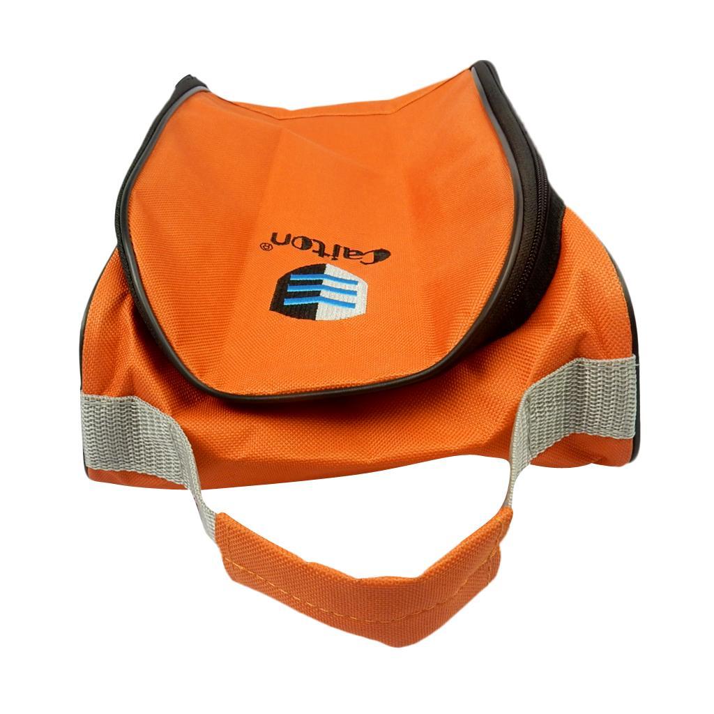 Set of 2 Portable Breathable Golf Shoes Bag Zippered Sports Shoes Case Bag