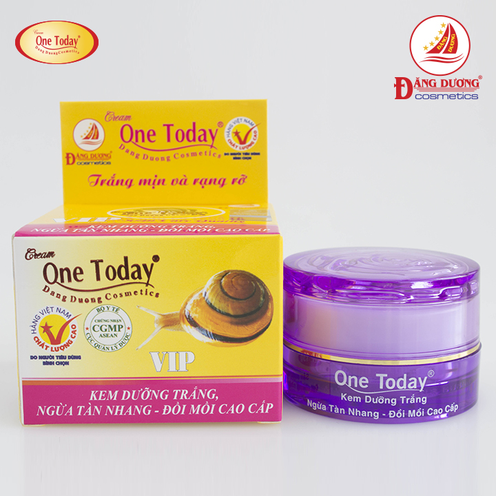 ONE TODAY - KEM DƯỠNG TRẮNG NGỪA TÀN NHANG - ĐỒI MỒI CAO CẤP (VIP) - 15g