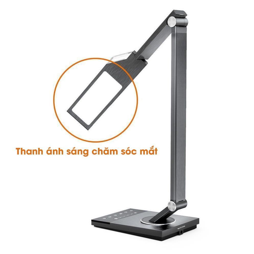 Đèn LED để bàn thông minh TaoTronics TT-DL16, 12W, 5 chế độ ánh sáng, 6 mức sáng, thân kim loại- hàng chính hãng.