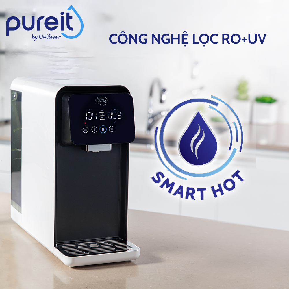 Máy Lọc Nước Pureit Lavita - CR5240 Chức Năng Làm Nóng Nhiều Cấp Độ Tích Hợp Công Nghệ RO+UV - Hàng Chính Hãng