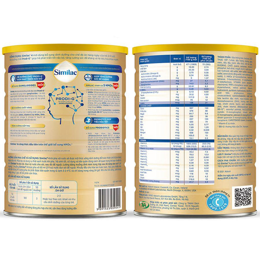 Sữa Bột Similac Einstein 4 (Dành cho trẻ từ 2 - 6 tuổi)