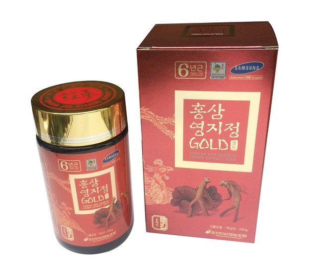 Cao Hồng Sâm Linh Chi Pocheon Hàn Quốc (480g)