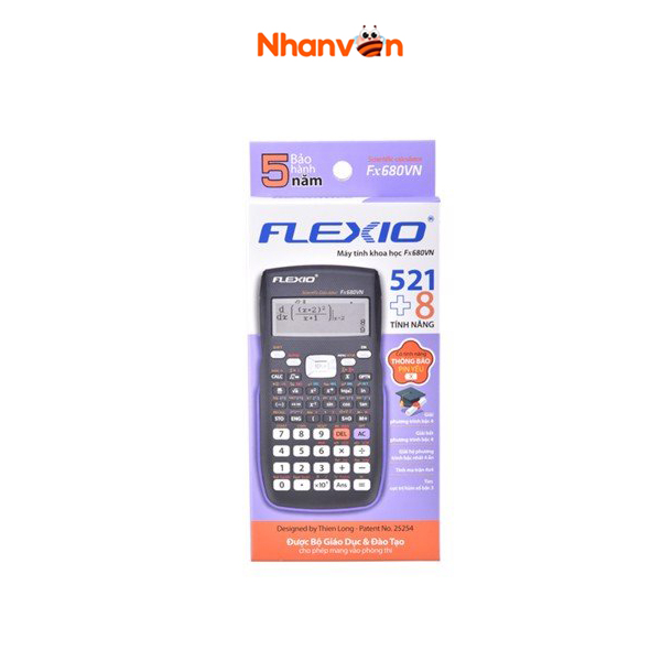 Máy Tính Khoa Học Flexio FX680VN - Nắp Tím