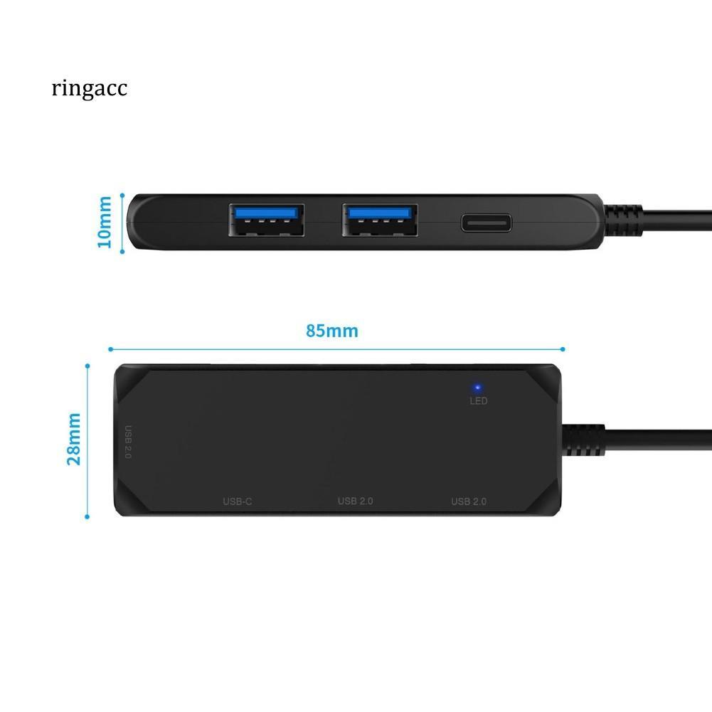 Bộ chia cổng Type-c USB 2.0 ra 2 cổng tiện lợi cho Macbook PC laptop