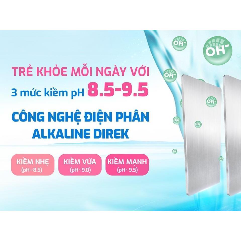 Máy lọc nước nóng lạnh Hydro-ion kiềm Karofi KAE-S86 PRO, 5 tấm điện cực, 6 chế độ nước