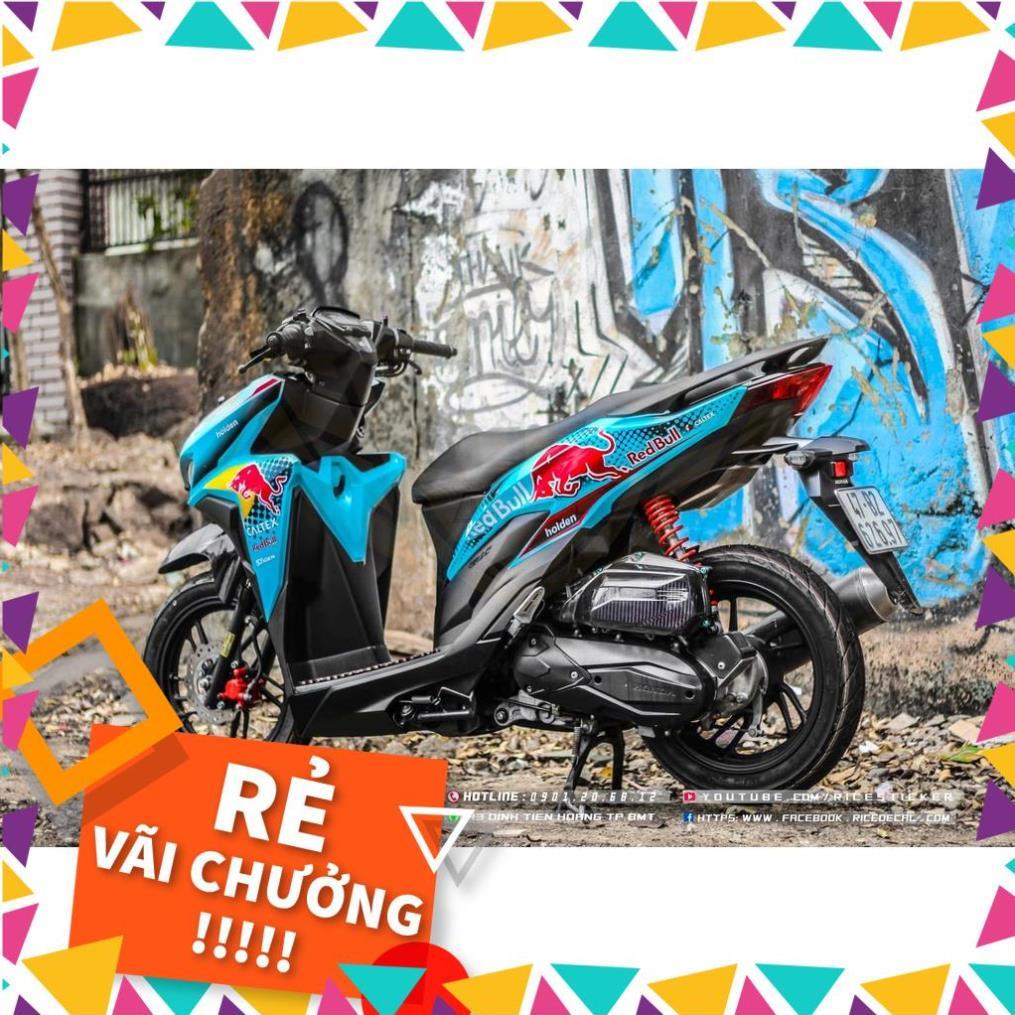 Tem Rời Vario 150 Mẫu Red Bull Xanh Đen Đỏ