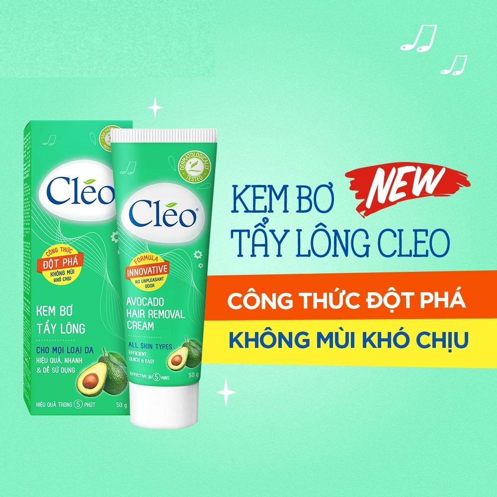 Kem Tẩy Lông Cleo Avocado Hair Removal Cream 50g
