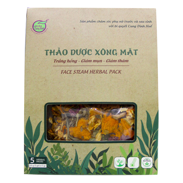 Thảo Dược Xông Mặt Giảm Thâm Nám Làm Đẹp Cung Đình